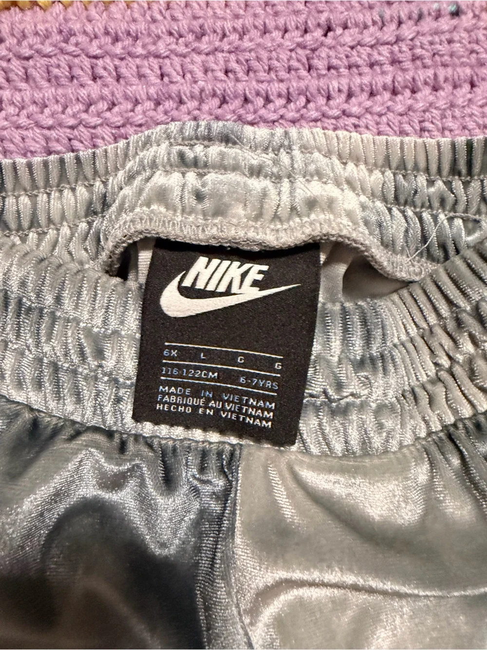 Nike Kids Gray Black Tie-Dye Jogger Sweatpants